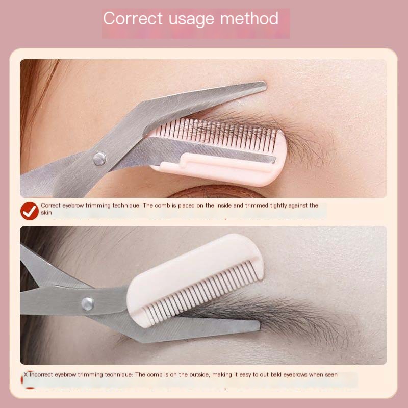 Eyebrow Scissors with Comb