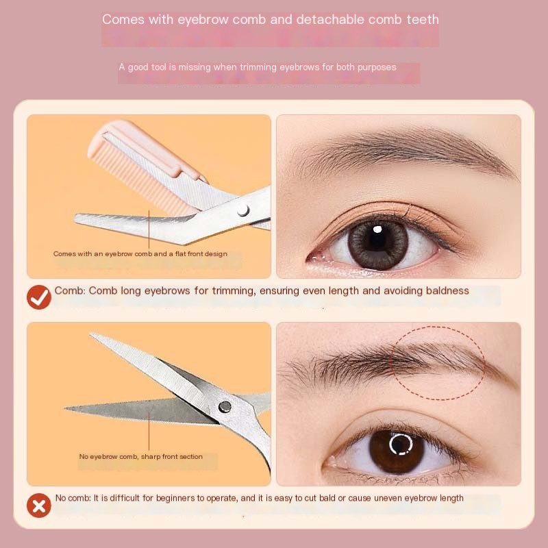 Eyebrow Scissors with Comb